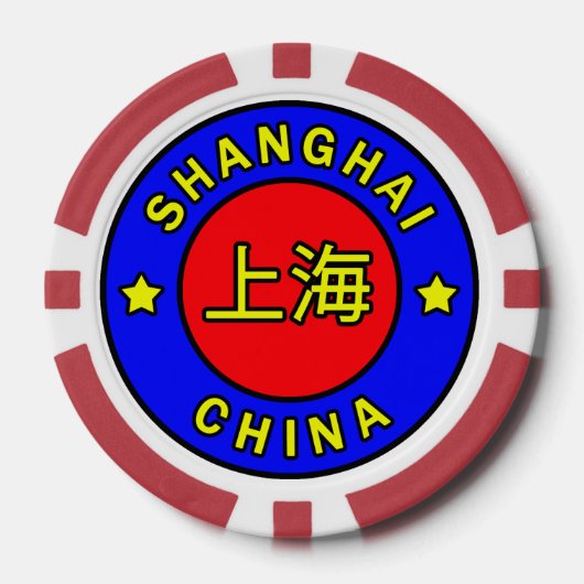 Shanghai-China Pokerchips (Vorderseite)