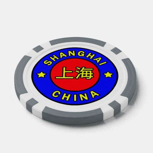 Shanghai-China Pokerchips (Einzeln)