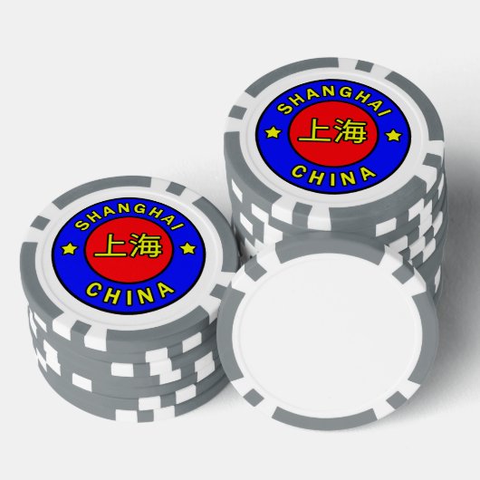 Shanghai-China Pokerchips (Stapel)