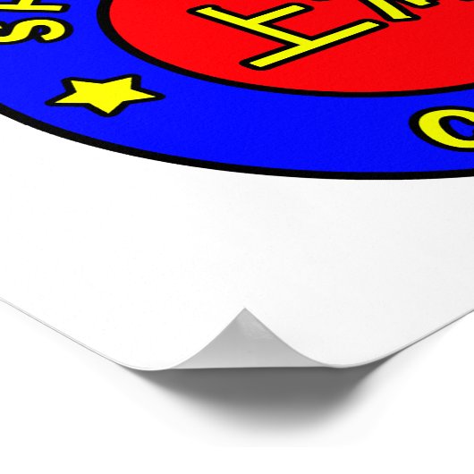 Shanghai-China Poster (Ecke)