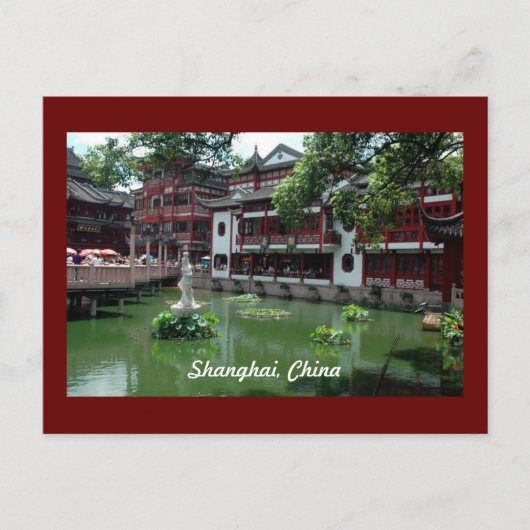 Shanghai, China Postkarte (Vorderseite)