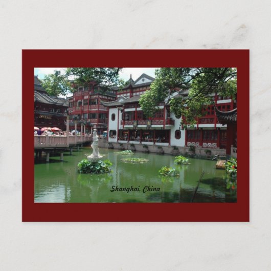 Shanghai, China Postkarte (Vorderseite)