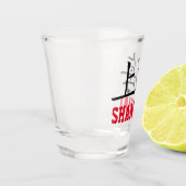 Shanghai, China Schnapsglas (Links)