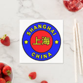 Shanghai-China Serviette (Beispiel)