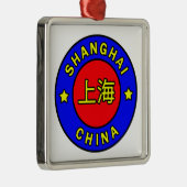 Shanghai-China Silbernes Ornament (Rechts)