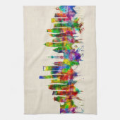 Shanghai China Skyline Geschirrtuch (Vertikal)