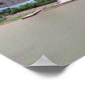 Shanghai, China Skyline Poster (Ecke)