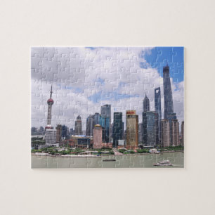 Shanghai, China Skyline Puzzle