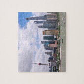 Shanghai, China Skyline Puzzle (Vertikal)