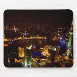 Shanghai China wunderbare Skyline mit modern Mousepad