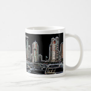 Shanghai-Chinawolkenkratzer-Panorama-Tasse Kaffeetasse