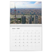 Shanghai Famous City of China Kalender (Mär 2027)