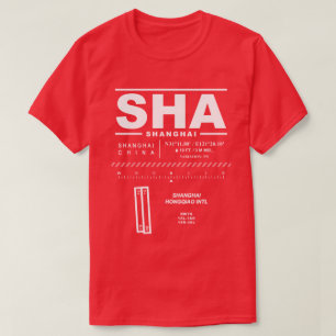 Shanghai Hongqiao Intl Airport SHA T - Shirt