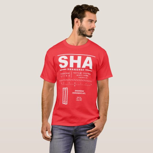 Shanghai Hongqiao Intl Airport SHA T - Shirt (Vorne ganz)