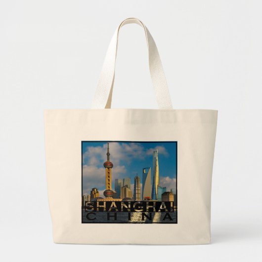 Shanghai Jumbo Stoffbeutel (Vorne)