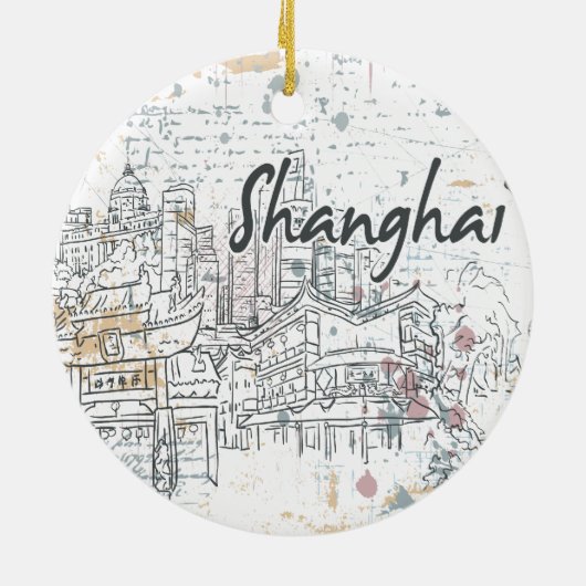 Shanghai Keramik Ornament (Hinten)