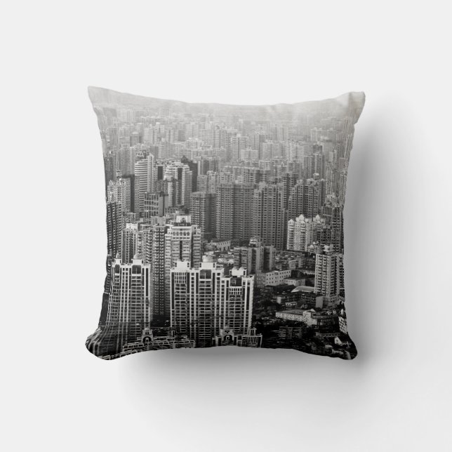 Shanghai-Kissen-Gespräch Kissen (Vorderseite)