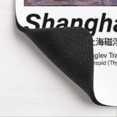 Shanghai Maglev Hochgeschwindigkeitszug SMT Transr Mousepad (Ecke)