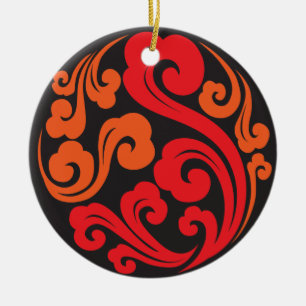 Shanghai-Mondchinesischer Bistro u. Bar 05 Keramik Ornament