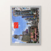 Shanghai - Nanjing Road.- Puzzle (Vertikal)