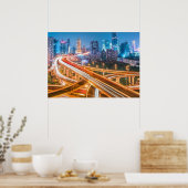 Shanghai Overpass 2 Poster (Küche)