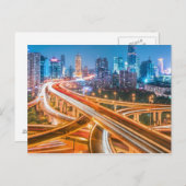 Shanghai Overpass 2 Postkarte (Vorne/Hinten)