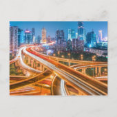 Shanghai Overpass 2 Postkarte (Vorderseite)