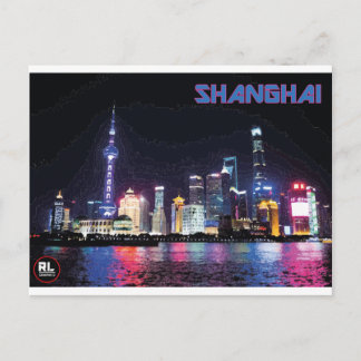 Shanghai Postcard Postkarte