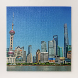 Shanghai Skyline aus dem Bund - 20x20 - 676 Stk. Puzzle
