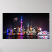 Shanghai Skyline Poster (Vorne)