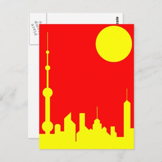 Shanghai Sunshine Postkarte (Vorne/Hinten)