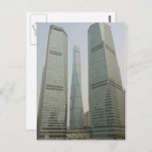 Shanghai Tower-Lujiazui, Pudong-Shanghai, China Postkarte (Vorne/Hinten)