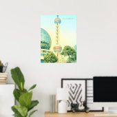 Shanghai Vintag Oriental Pearl Tower Poster (Heimbüro)