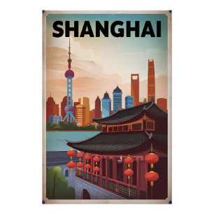 Shanghai Vintag Poster