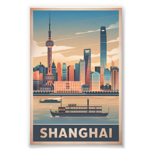 Shanghai Vintage Fotodruck