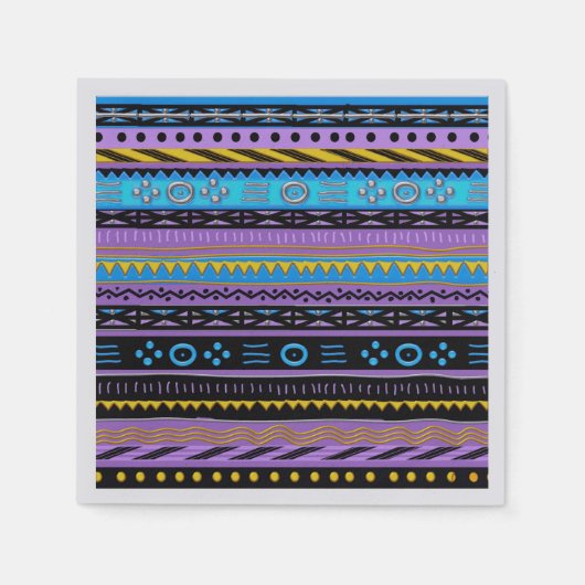 Shango African Pattern Mix Serviette (Vorderseite)