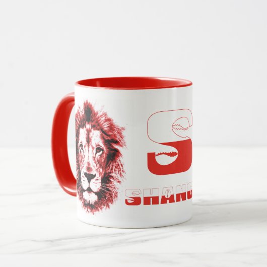 Shango Lion King Tasse Zwei Tone (Vorderseite Links)