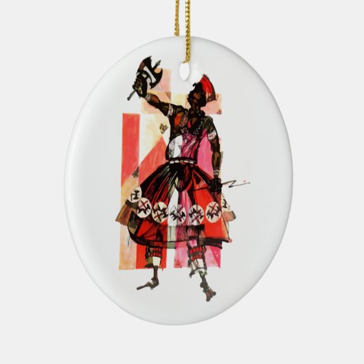 Shango orisha keramik ornament (Rechts)