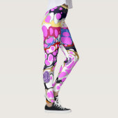 Shani - mehrfarbiges, abstraktes Design Leggings (Rechts)