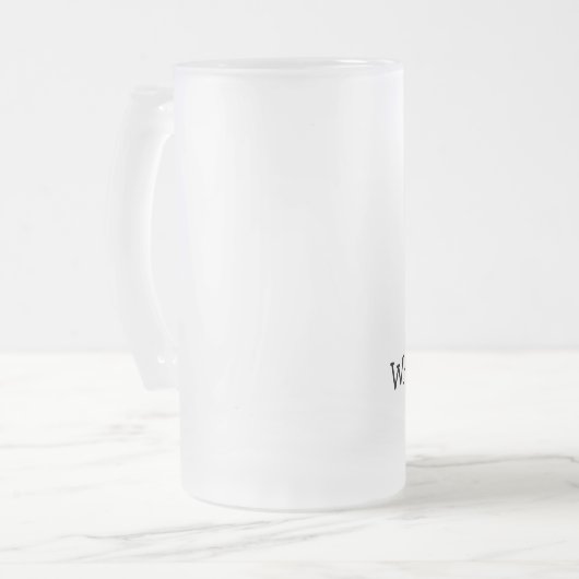 shankapotomus Bier-Tasse Mattglas Bierglas (Vorderseite Links)