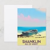 Shanklin, Isle of Wight Vintage Reiseplakat (Vorne/Hinten)