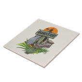 Shanks pony alte Wanderstiefel Fliese (Seite)