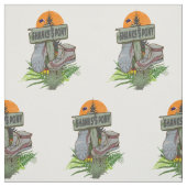 Shanks pony alte Wanderstiefel Stoff (Muster)