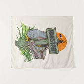 Shanks pony alte Wanderstiefel Wandteppich (Vorderseite (Horizontal))