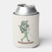 Shanks's pony lustiger Wanderweg Dosenkühler (Kanne Vorderseite)