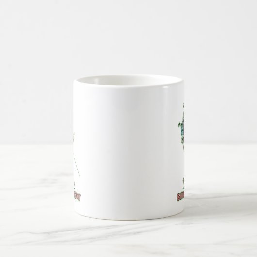 Shanks's pony lustiger Wanderweg Kaffeetasse (Mittel)