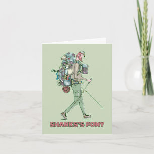 Shanks's pony lustiger Wanderweg Karte