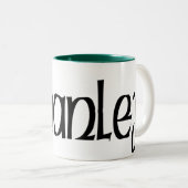 Shanley keltische Drache-Tasse Zweifarbige Tasse (VorderseiteRechts)