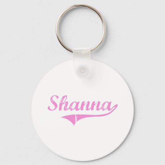 Shanna Classic Style Name Schlüsselanhänger (Vorderseite)