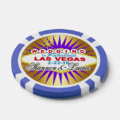 Shannon2 lila Hochzeit Vegas Poker Chip (Einzeln)